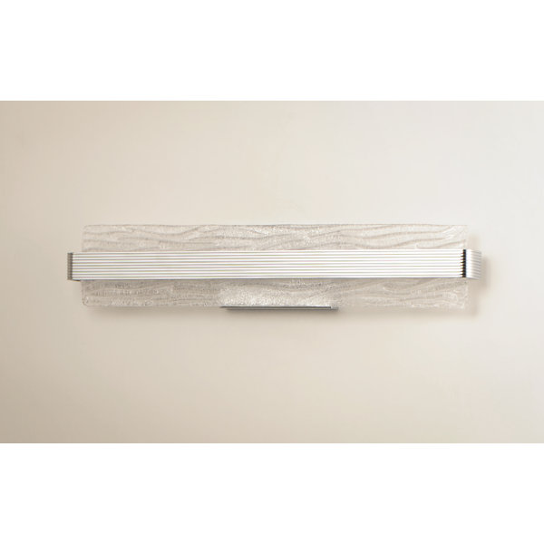 Orren Ellis 1 Light Dimmable LED Polished Chrome Bath Bar Wayfair